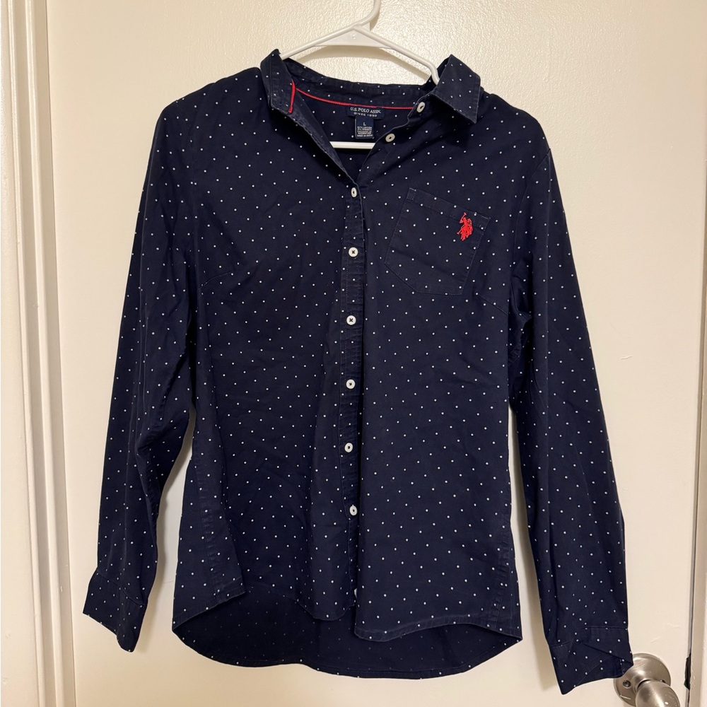 Polo by Ralph Lauren Navy Blue Button Down Shirt